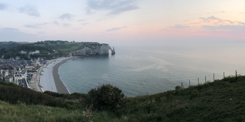 Shoreline of Étretat